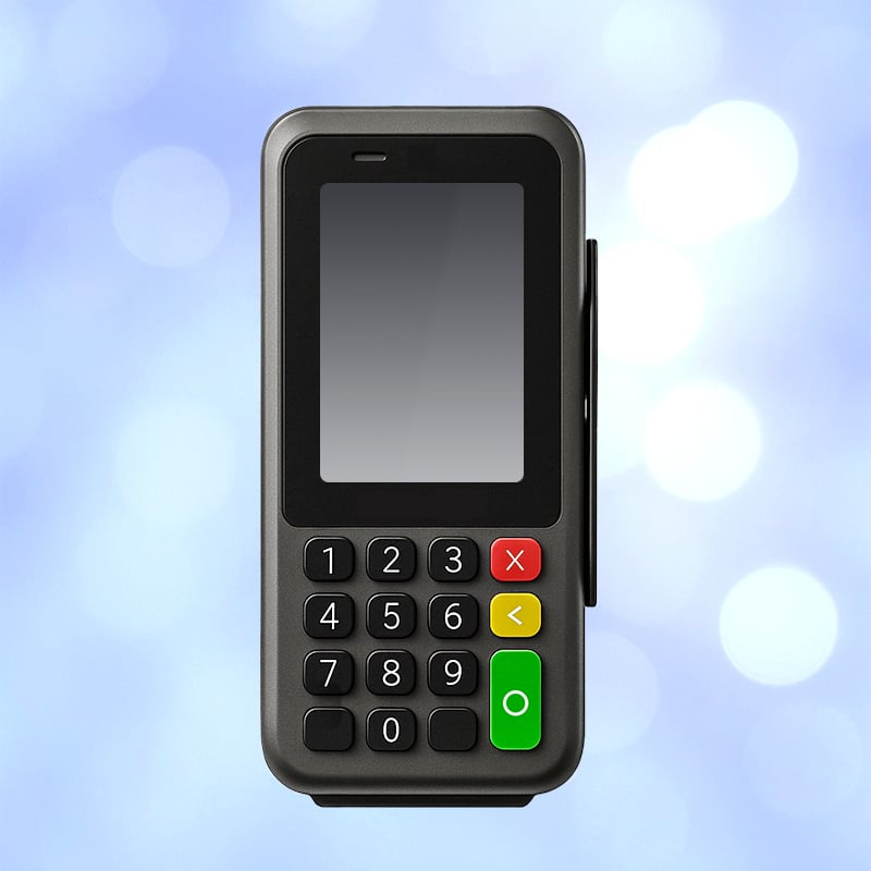 The image shows the C20 payment terminal